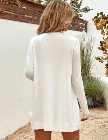 Cardigan Shein, alb