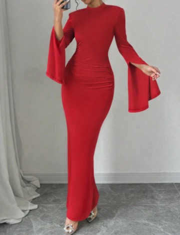 Rochie maxi Shein, roșu
