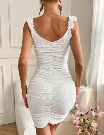 Rochie mini Shein, alb