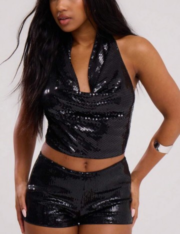 Top Shein, negru