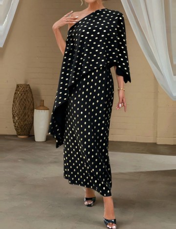 Rochie maxi Shein, mix culori
