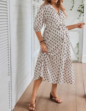 Rochie midi Shein, mix culori