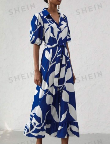 Rochie midi Shein, mix culori