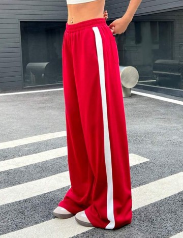 Pantaloni Shein, roșu