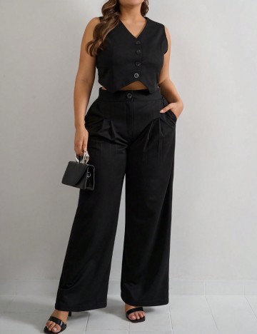 Compleu Shein Curve+, negru