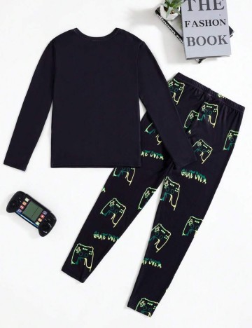 Compleu pijamale Shein, mix culori