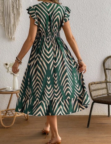 Rochie maxi Shein, mix culori