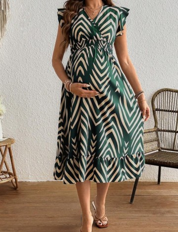 Rochie maxi Shein, mix culori