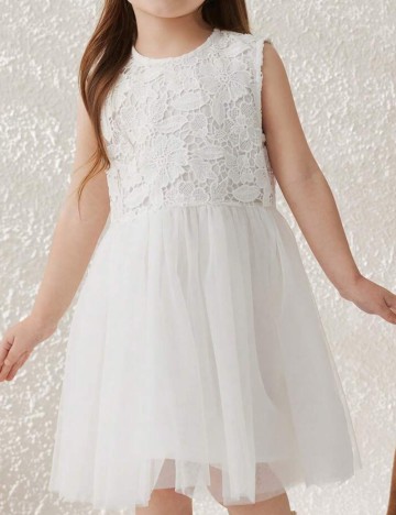 Rochie midi Shein, alb
