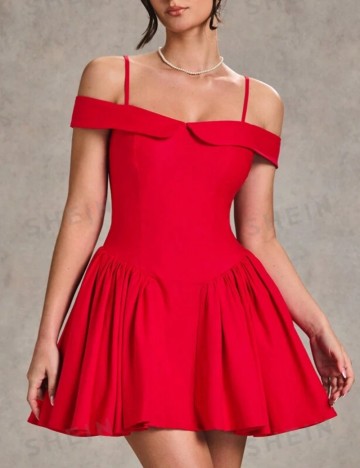 Rochie mini Shein, roșu