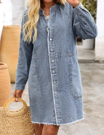 Rochie de blugi Shein, albastru