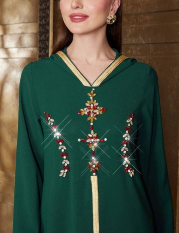 Rochie maxi Shein, verde