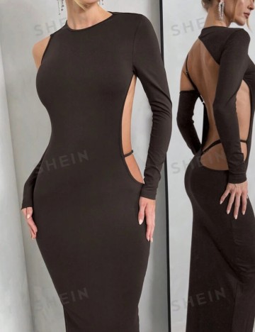 Rochie maxi Shein, maro