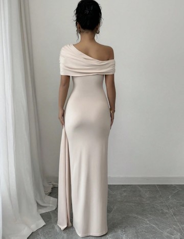 Rochie maxi Shein, crem