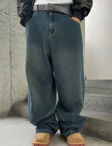 Jeans Shein, albastru