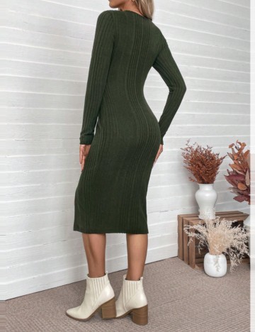 Rochie midi Shein, verde