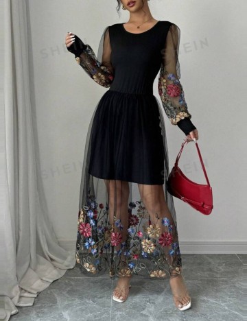 Rochie midi Shein, negru