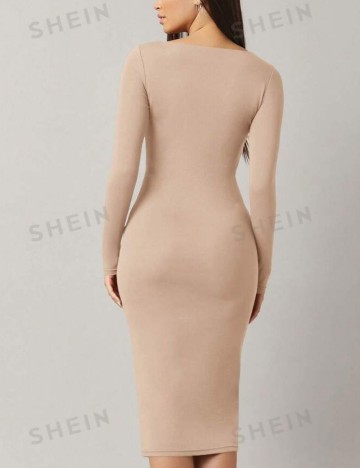 Rochie midi Shein, bej