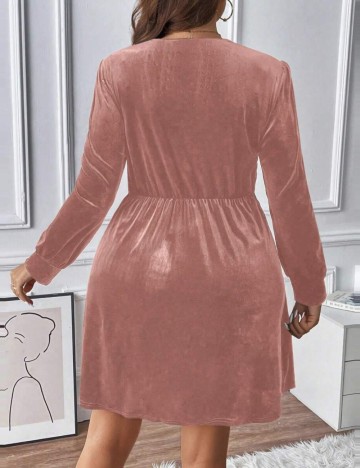 Rochie mini Shein Curve+, roz