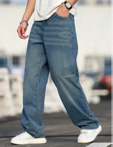 Jeans Shein, albastru