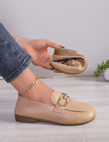 Mocasini Shein, bej