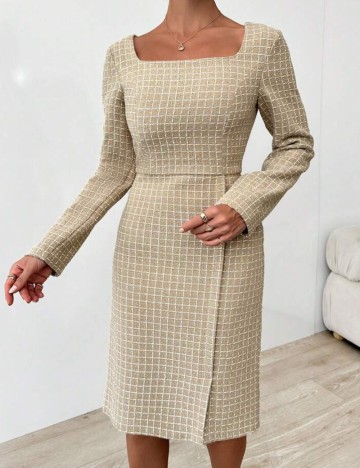 Rochie midi Shein, bej