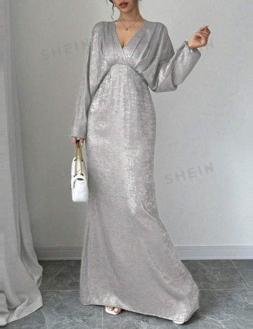 Rochie maxi Shein, gri