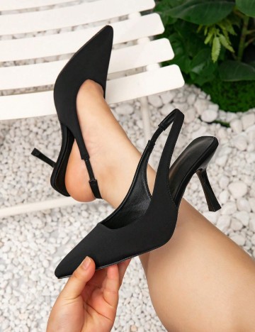 Pantofi cu toc Shein, negru