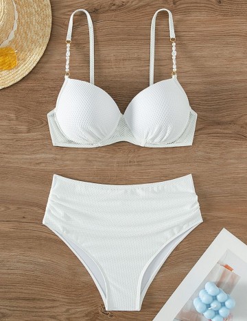 Costum de baie Shein, alb