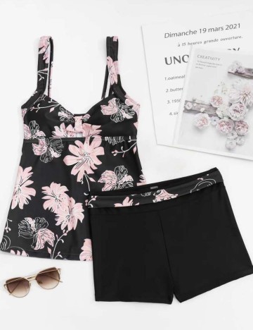 Costum de baie Shein, mix culori