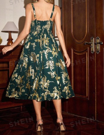 Rochie midi Shein, mix culori