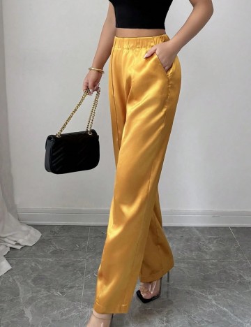 Pantaloni Shein, auriu