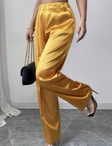 Pantaloni Shein, auriu