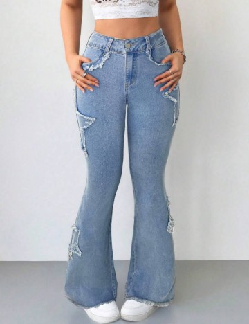 Jeans Shein, albastru