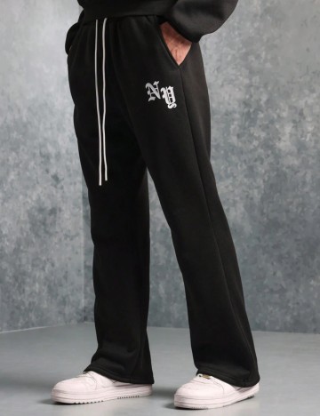 Pantaloni de trening Shein, negru