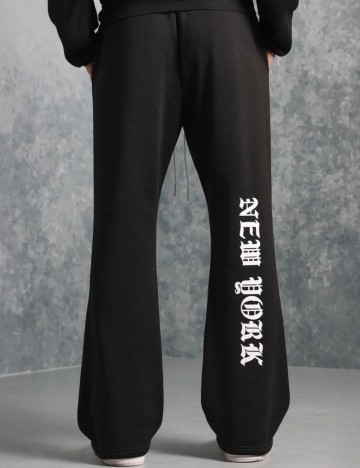 Pantaloni de trening Shein, negru