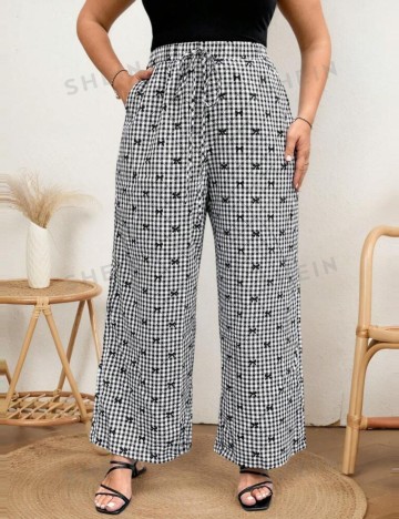 Pantaloni Shein Curve+, mix culori