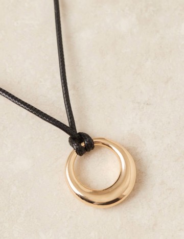 Colier DesignB London, negru