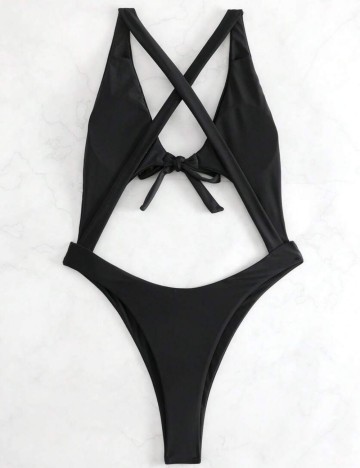 Costum de baie întreg Shein, negru