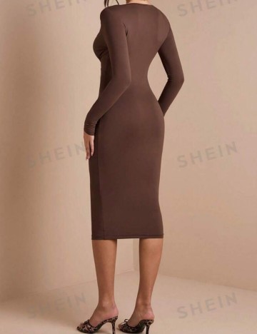 Rochie midi Shein, maro