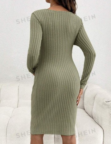 Rochie midi Shein, verde