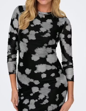 Rochie midi Only, mix culori