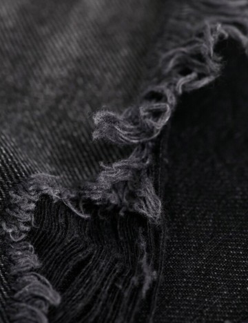 Pantaloni scurți de blugi Stradivarius, negru
