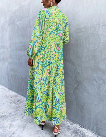 Rochie maxi Shein, mix culori