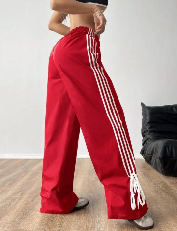 Pantaloni Shein, roșu