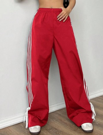 Pantaloni Shein, roșu