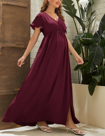 Rochie maxi Shein, vișiniu