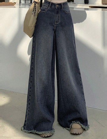 Jeans DAZY by Shein, albastru
