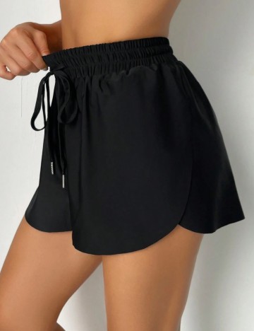 Pantaloni de plajă Shein, negru