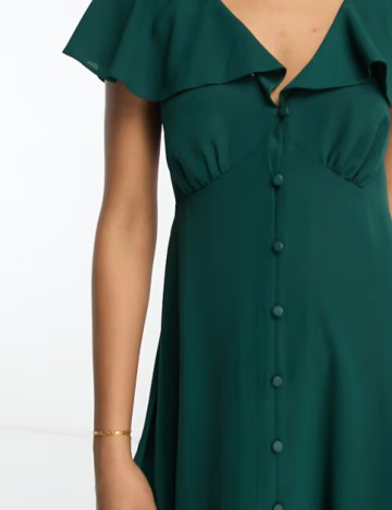Rochie mini ASOS, verde